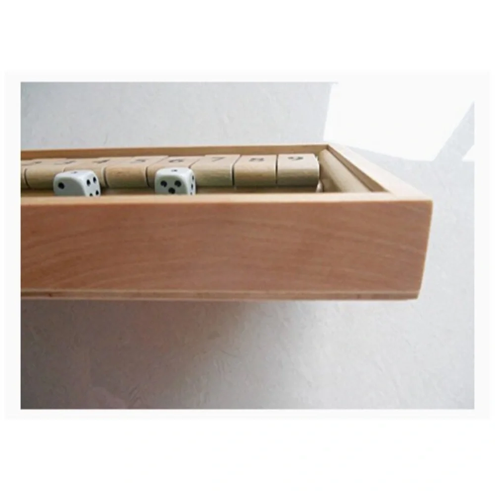 WISDOMTOY NWT Shut The Box Dice Board Game for Kids and Adults